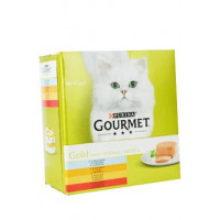 Gourmet Gold Mltp konz. kočka paštiky 8x85g