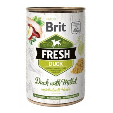 Brit Fresh Dog konz Duck with Millet 400g