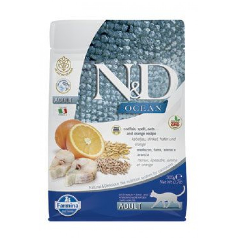 N&D OCEAN CAT Adult Herring & Orange 300g