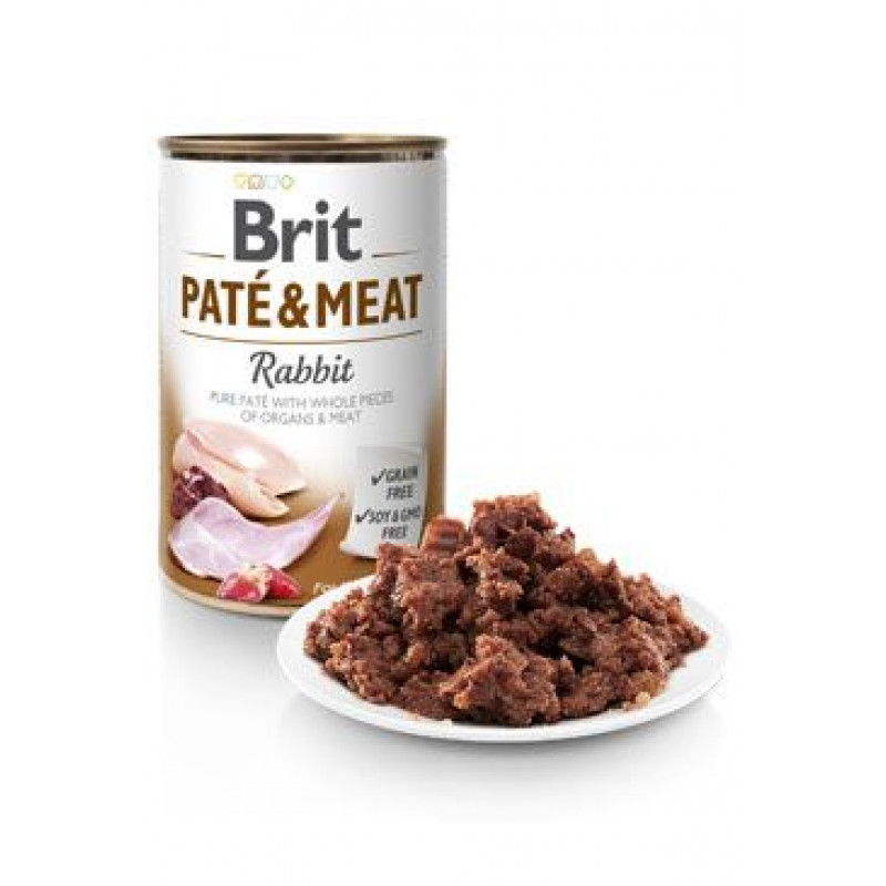 Brit Dog konz Paté & Meat Rabbit 800g