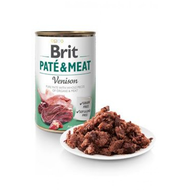 Brit Dog konz Paté & Meat Venison 800g