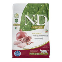 N&D PRIME CAT Neutered Chicken & Pomegranate 300g